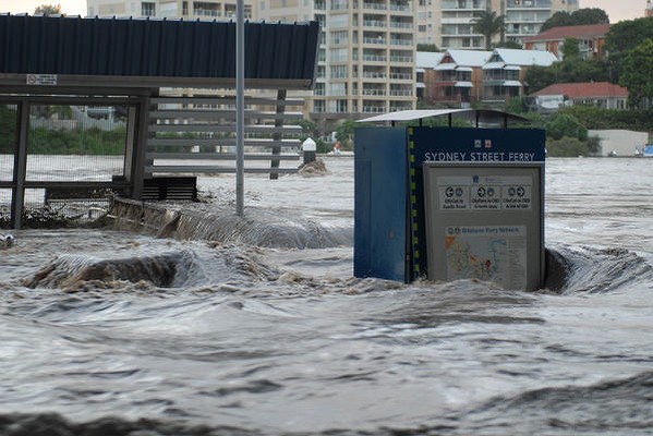 The Cheapest New Water Supply Is the Leak You Have Not Found Yet Flood damage at a waterside terminal after severe weather inundated the area.